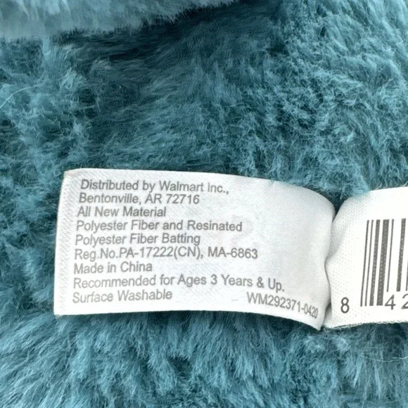 SPARK Create Imagine Teddy Bear w/Teal Blue Dino T-Rex Costume Plush Stuffed 18" - Picture 10 of 12